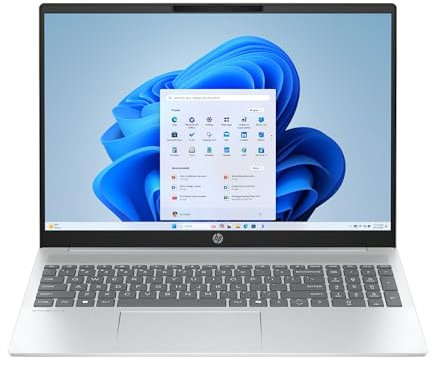 HP Omnibook 5 16-af1000sl, Intel Core Ultra 7-255U, Intel Evo Edition, AI, RAM 16GB LPDDR5, SSD 512 GB, Display 16 2K IPS 300 Nits, Antiriflesso, True Vision FHD Cam, Windows 11, Argento