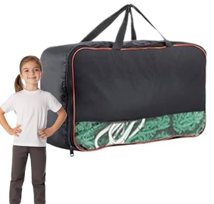 Birtern Red de escalada para niños al aire libre – Red de juego para puerta trasera de niños pequeños de doble capa | Red de entrenamiento de obstáculos resistente de 3 x 10 pies para parque escolar