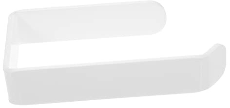 Hemobllo Soporte Higiénico Adhesivo para Cocina y Baño Organizador de Toallas sin Perforación Diseño Moderno y Práctico Accesorios para Decoración Color Blanco