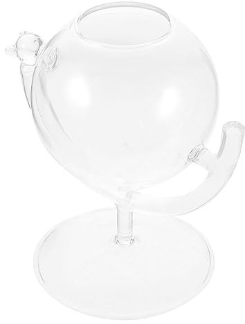 Mikikit 1 pieza Copa de Creativa Forma de Vaso Transparente para Bebidas para Hogar Restaurantes y Bares