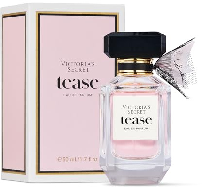 Victoria's Secret Tease Eau de Parfum, Notes of White Gardenia, Anjou Pear & Black Vanilla, Perfumes for Women (1.7 oz)