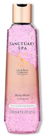 Sanctuary Spa Lily and Rose Shower Gel, Body Wash, Vegan and Cruelty Free, 250ml