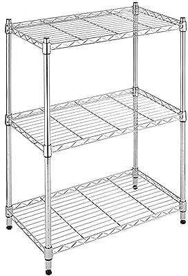 Estantería Metálica con 3 Baldas Ajustables 76.2x58.9x34cm 240Kg 7house