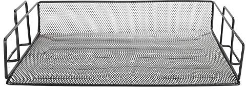 Belupai Desktop File Organizer, Mesh Skrivbord Dokument Brev Fack Fil Dokument Fack Desktop Förvaring Organizer Korg Horisontellt Brevställ för Office School Hem
