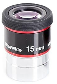 Ocular monocular astronómico de 1.25 pulgadas, ocular ultra gran angular de 68° 6 mm/9 mm/15 mm/20 mm