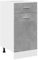vidaXL Schubunterschrank Lyon Betongrau 40x46x81,5 cm Holzwerkstoff