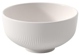 Villeroy & Boch - Afina ciotola per zuppe, insalate e dessert, ciotola con rilievo, lavabile in lavastoviglie, utilizzabile nel microonde, porcellana Premium made in Germany