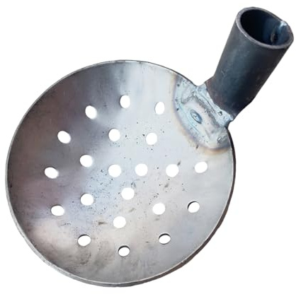 Catch Basin Spoon - Mud Sludge Sewer Spoon | Metal Sludge Moving Spoon | Manure Scoop For Efficient Cleaning | Rounded Scoop For Water, Manure And Sediment,