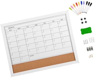 Lavagna cancellabile a parete combinata in sughero Memos pannello ufficio casa organizzatori strumento multi funzionale parete memo Board