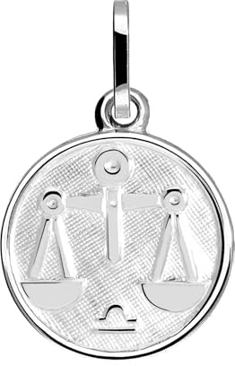Zodiac Round – stjärntecken hänge 925 [silver], Sterlingsilver, Ej tillämpligt