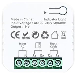 Irfora ZigBee Garagentoröffner-Controller, Mobiltelefon-APP, Fernsteuerung, kompatibel mit Home für Sprachsteuerung, Gateways erforderlich