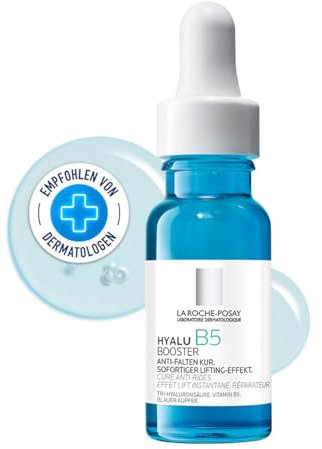 La Roche Posay Hyalu B5 Booster, Siero Concentrato Anti-Rughe, Per Tutti i Tipi di Pelle, Effetto Rimpolpante e Riparatore, Pelle Luminosa, Con Triplo Acido Ialuronico, 15 ml
