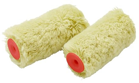 ProDec Mini rulli professionali da 10,2 cm, resistenti, per una finitura liscia, con emulsione e vernici per muratura su pareti interne ed esterne e soffitti, 10,2 cm