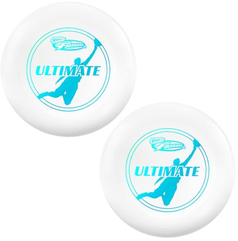 Wham-O Frisbee Official Ultimate 175 g flygskiva, 25 cm, professionell träningsskiva för tävling och utomhus kul – 2-pack