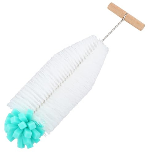 Cepillo Botella con Esponja, 32 cm Cepillo Limpia Botellas, Limpia Botellas por Dentro, Mango Largo y Reutilizable, Sin Arañazos, Adecuada para, Bottle de Vidrio y Botella de Agua de Soda