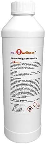 well2wellness® - Infusión para sauna concentrada, aroma a cannabis, 500 ml