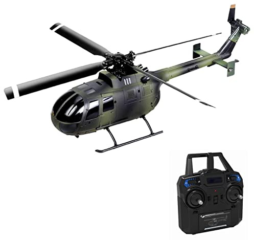 GoolRC C186 Remote Control Helicopter, 4 CH Single Propeller Without Ailerons RC Helicopters with 6-axis Gyro Stabilization, Altitude Hold, RC Airplane Drone Toys for Teen Adults