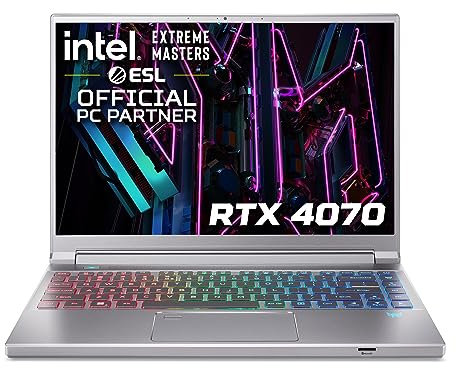 ACER Predator Triton 14 PT14-51 Intel Core I7 32GB 1TB RTX 4070 250Hz WQXGA Window 11 Gaming Laptop