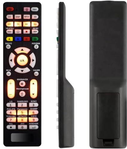 Universal TV Remote Control for Samsung,LG, Sony, Sharp, Vizio, Philips, Toshiba, Hitachi, Sanyo, JVC, TCL, Hisense, Vestel, Seiki, Insignia, Magnavox, haier, Panasonic All Series TV