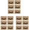 Janasiba Lot de 18 lunettes 3D pour smartphone Cardboard V2 VR 4,5-6 + bandeau
