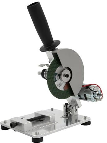 Qussse Sega da taglio per metallo, 4 pollici, portatile, 9000 rpm, mini troncatrice con 2 lame per sega, in metallo, profondità di taglio 29 mm, per tagliare legno, acciaio, alluminio