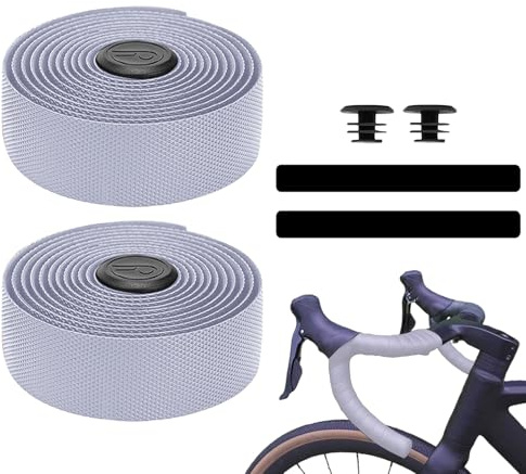 Generico Nastro Per Manubrio Di Bicicletta - 2 Set Morbidi Antiscivolo Avvolgimenti Per Manubrio | Cuscinetto Ammortizzante Per Nastro Bici - Per Corsa Comfortabile Presa Migliorata Giorni Piovosi