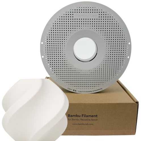 Bambu Lab PA6-GF – Nylon 6 verstärktes Fiberglas für robuste Teile, formstabil, hitzebeständig, AMS kompatibel (kein AMS Lite), 1,75 mm, Filament mit Spule, weiß