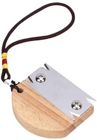 Annadue -bordures, Raboteuse D'angle Manuelle pour le Travail du Bois, Outil de de Bandes de Chant Latérales avec Manche en Bois, 2 Lames de Rechange