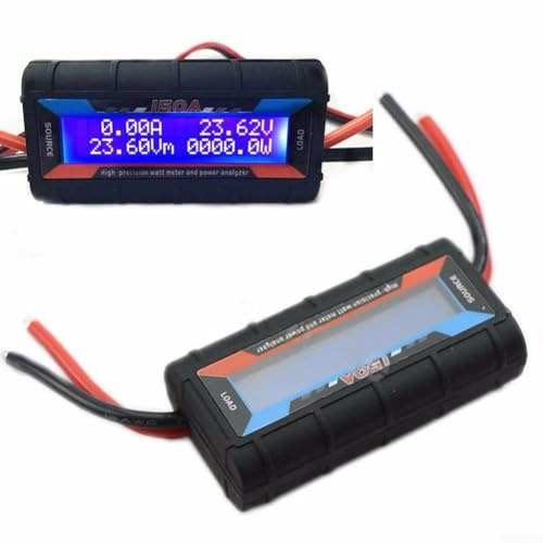 Digital trådlös batteritestare 60 V med LCD-bakgrundsbelyst display effektspänning och strömskärmanalysator för mätning av batteriladdning och elektrisk prestanda (300 A)