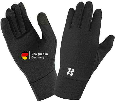 HYXE dünne und leichte Unterzieh Handschuhe Damen und Herren mit Touchscreen Funktion Winter Sport Gloves Laufen Unterziehen Handschuhe Skifahren Snowboarden Innenhandschuhe Unterzieher