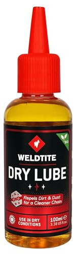 WELDTITE Dry Lubricant for Bike Chains, 100 ml | Biodegradable Formula, Repels Dust & Dirt, Easy Application, Smooth Operation