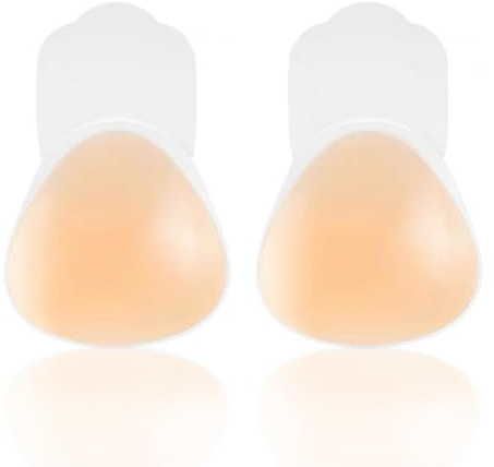 MOANATURA Sujetador Adhesivo Push Up Invisible Ajustable. Sujetadores para Espalda Descubierta. Pezoneras Adhesivas. (FR/ES, Letras, Talla única, Talla única, Regular, Regular, Natural, 1)