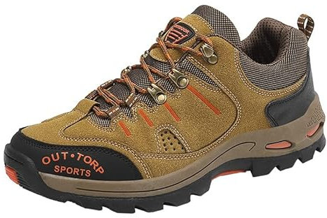 Stivali Donna Scarpe Uomo comode Lavoro Scarpe Uomo Eleganti Nere Stivali Gomma Uomo Antinfortunistici Cachi-3 14.99
