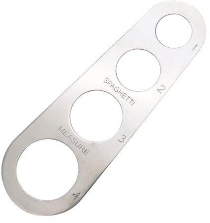 Wmzjnljy 1pc Spaghetti Measurer Tool Stainless Steel Spaghetti Measurer Pasta Measure Cook Kitchen Cake Ruler Noodle Measure Portion Control(Z18-1)