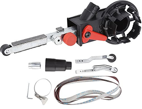 Smerigliatrice a Nastro, Levigatrice a Nastro Piccola Levigatrice a Nastro Mini Levigatrice Elettrica Levigatrice a Nastro Piccola con Nastro 1/2x18 Pollici per Smerigliatura