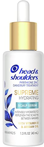 Head & Shoulders Supreme with Argan Oil and Vitamin E, Hydrating Scalp Serum, Fresh, 1.3 Fl Oz