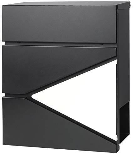 Lockable Mailboxes with Keys,Outdoor Wall Mounted Mail Box with Large Capacity,14 3/10 x 4 1/10 x 13,White