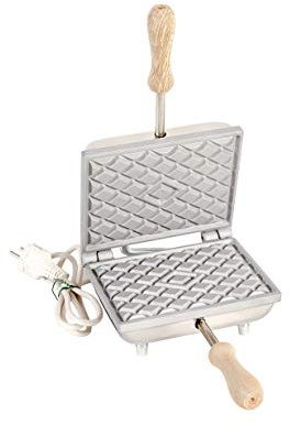 CBE Elettrodomestici Galleta eléctrica AM5010200 para feratelle y monodosis de Aluminio, Rectangular Profundo, Cromado
