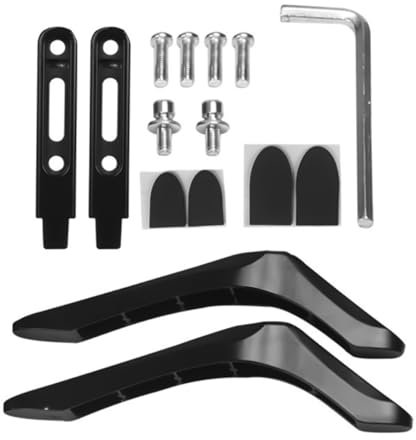 WANGCL Universal TV StandfüßE für 32-65 Zoll Flach Curved TV HöHenverstellbar Ersatzbeine für TV StäNder