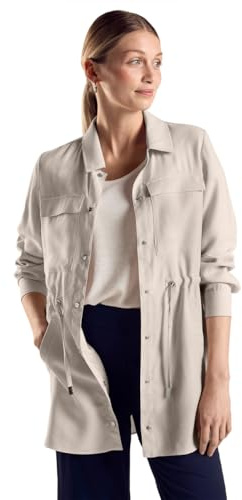 STREET ONE A212212 Blusjacka med dragsko, slät sand beige, normal, Slät sand beige, En Storlek