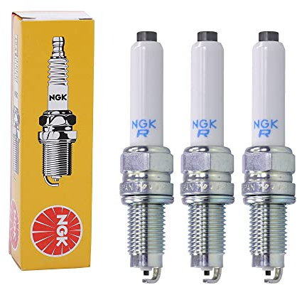 NGK 3x Original Zündkerze 96596, Kupfer, Auto, Motorrad, Zündkerze, 14mm, SPARK_PLUG, 3 Stück
