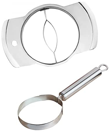 SIQI Steel Mango Slicer-Extra Large Mango Corer, Ultra-Sharp Mango Cutter, Peeler, Splitter, and Divider