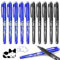 PKCHYE Radierbarer Kugelschreiber,10 Stück 0.5mm Stift Radierbarer Tintenroller Tintenroller Radierbar Friction Stifte für Schulsachen Bürobedarf Schwarze Blau