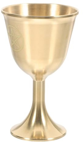 ABOOFAN Copa De Vino Vintage Pentáculo Cáliz De Altar Para Rituales Diseño Medieval