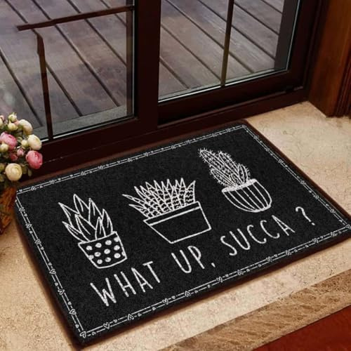 fußmatte innen What Up-Succa Fußmatte Geschenkdeko