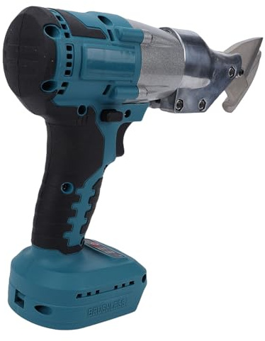 Sxhlseller Tijeras de Metal Inalámbricas Tijeras de Corte Continuo Eficientes para Chapa de Acero Inoxidable Cuero para Reparaciones Automotrices Instalaciones HVAC (10.04x8.15in) (#2)