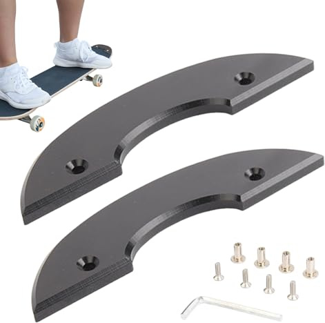 Generico Protezione Bordo Skateboard - Protezione Coda tavola, Antiurto per Ponte con Supporto Adesivo | Striscia di equipaggiamento Protettivo per Bambini Ragazzi Ragazze Giovani Principianti
