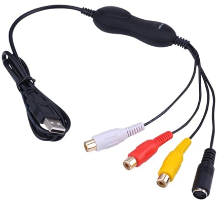 Strumento di digitalizzazione video professionale converte analoghi in digitale tramite USB2.0 risoluzione 480p Acquisizione con scheda di acquisizione video driver musicale