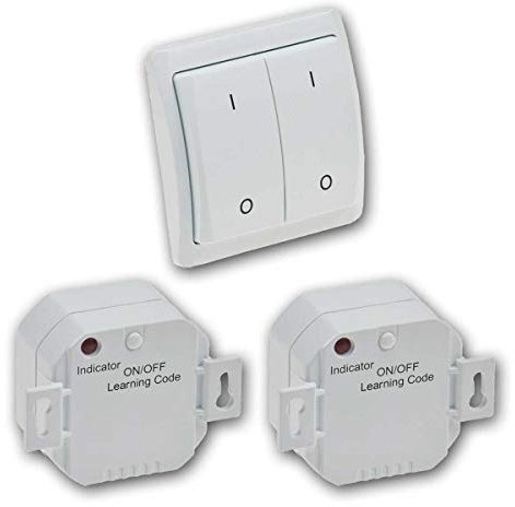 Set Funkschalter Pilota Casa, 2x Empfänger/ 1x Schalter