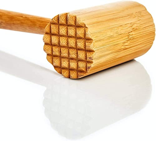 bambuswald© ökologischer Fleischklopfer aus 100% nachhaltigem Bambus | Fleischhammer Schnitzelklopfer